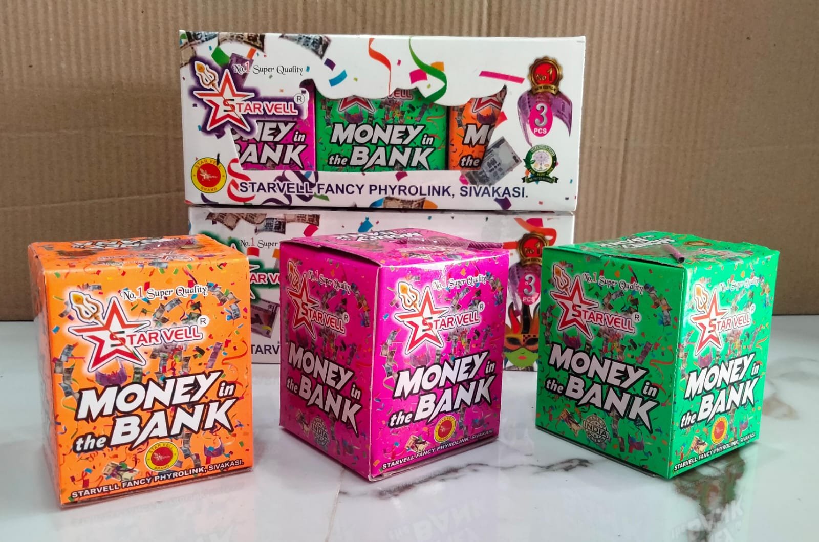 MONEY BANK (3 Pcs)
